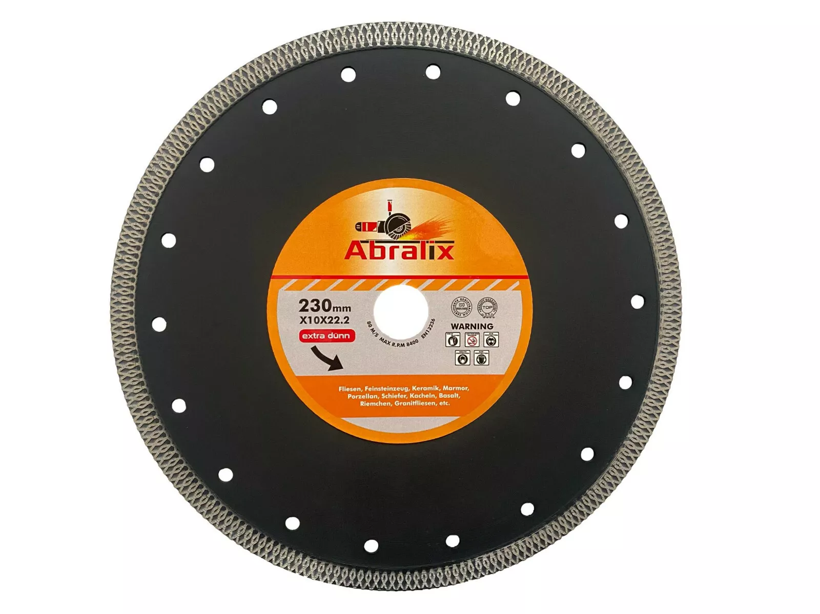 Diamanttrennscheibe Turbo Mesh Ø230mm für Fliesen