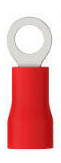Ringkabelschuh isoliert - M3,5 - 0,5-1,5mm² - rot