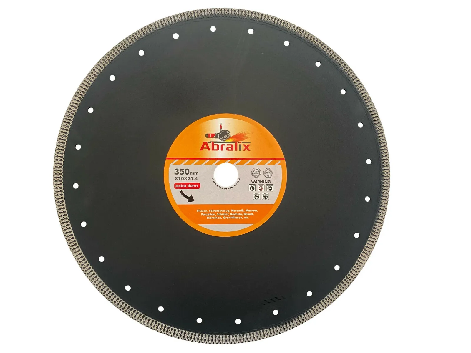 Diamanttrennscheibe Turbo Mesh Ø350mm für Fliesen