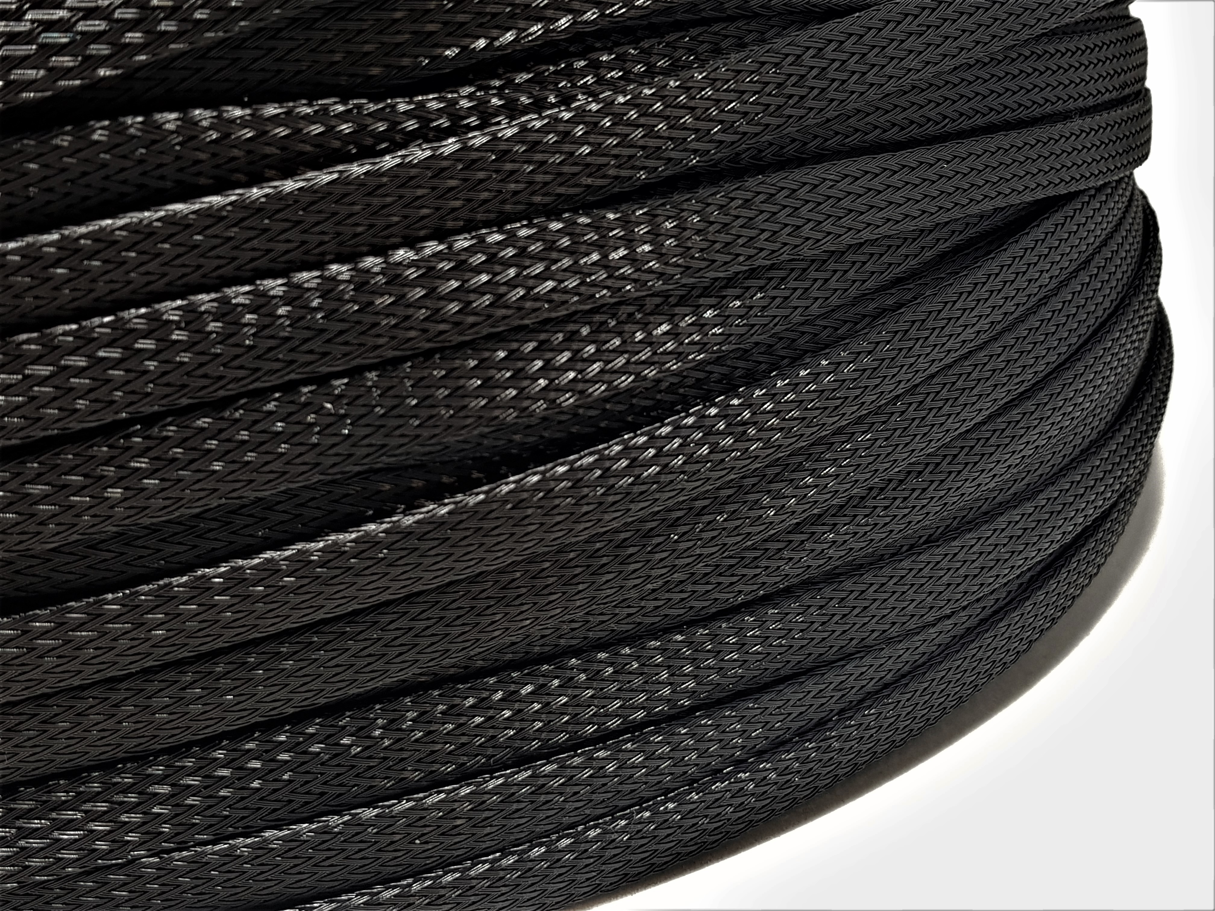 8mm Geflechtschlauch PET Sleeve - geschlossen