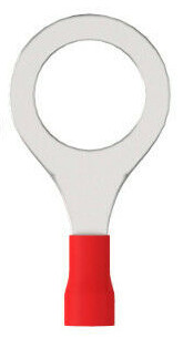 Ringkabelschuh isoliert - M12 - 0,5-1,5mm² - rot