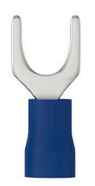 Gabelkabelschuh isoliert - M6 - 1,5-2,5mm² - blau