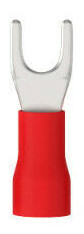 Gabelkabelschuh isoliert - M3.5 - 0,5-1,5mm² - rot