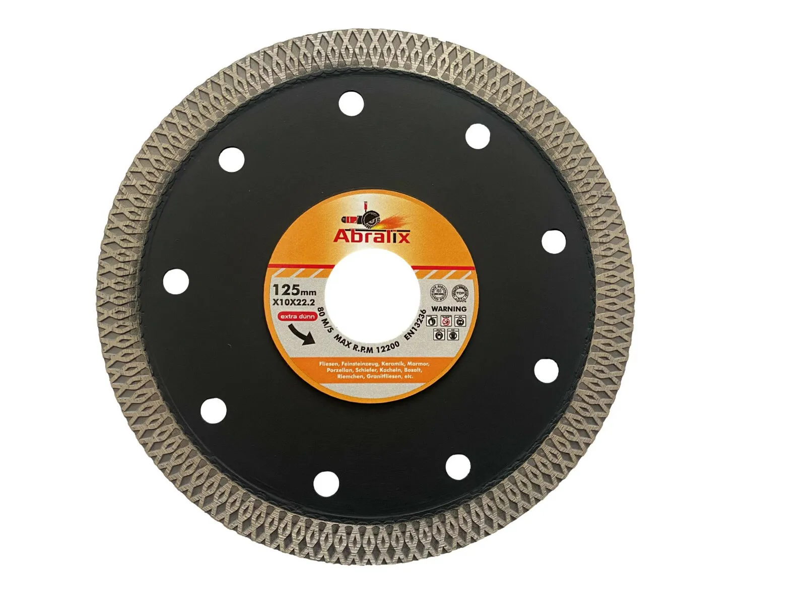 Diamanttrennscheibe Turbo Mesh Ø125mm für Fliesen