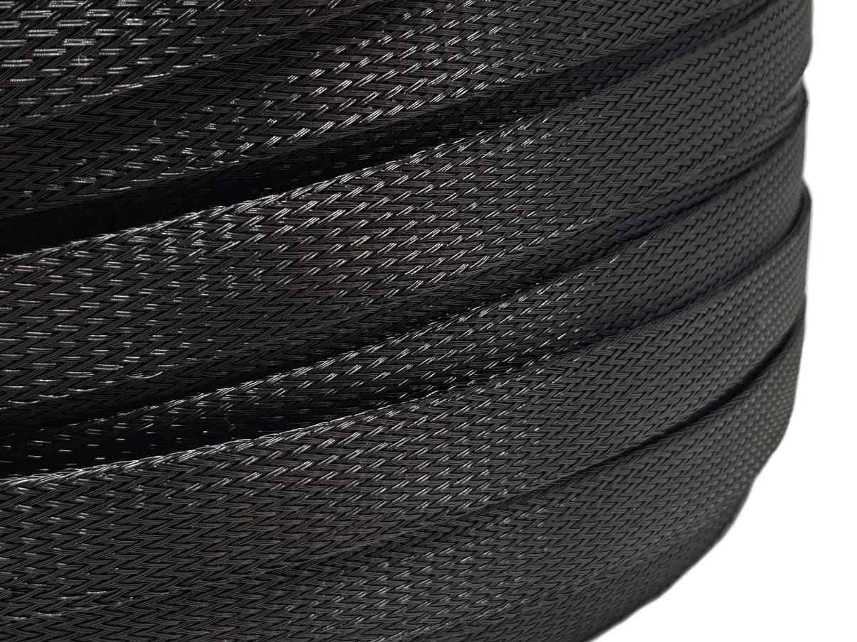 18mm Geflechtschlauch PET Sleeve - geschlossen