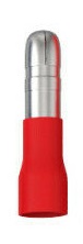 Rundstecker Stift männlich - 0,5-1,5mm² - rot