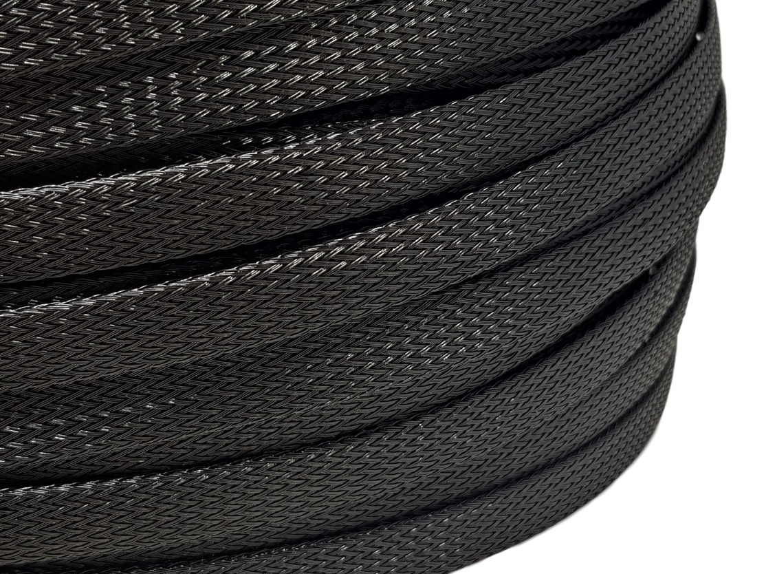 12mm Geflechtschlauch PET Sleeve - geschlossen