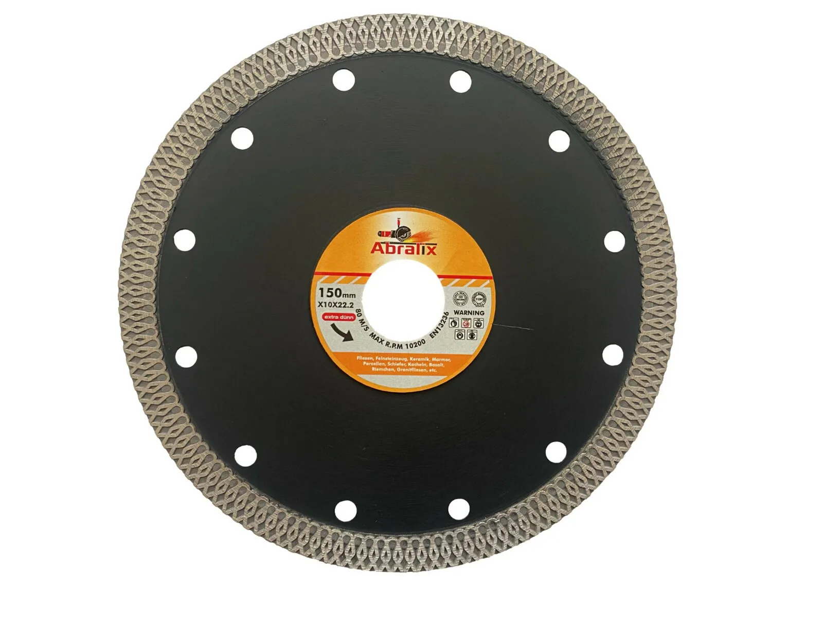 Diamanttrennscheibe Turbo Mesh Ø150mm für Fliesen