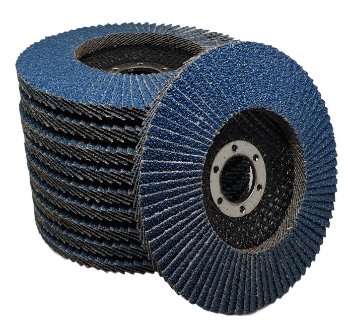 Fächerscheibe 115mm x 22,23 - Blau