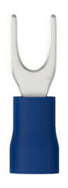 Gabelkabelschuh isoliert - M4 - 1,5-2,5mm² - blau