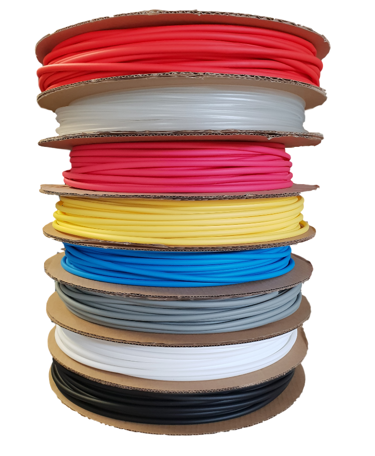 Schrumpfschlauch 4:1 mit Kleber 4mm / 1mm - Rollenware Schrumpfschlauch 4:1 mit Kleber 4mm / 1mm - Rollenware