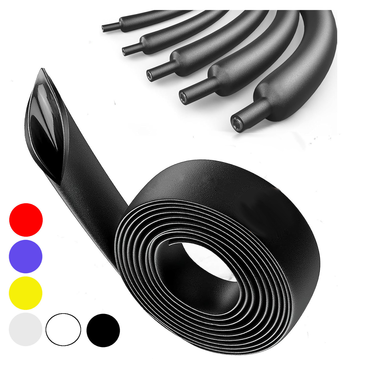 Schrumpfschlauch 3:1 mit Kleber 4,8mm / 1,6mm - Meterware